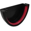 Black Deepflow Guttering External Stopend