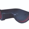 Black 1/2 Round Cast Iron Effect Guttering 90° Angle