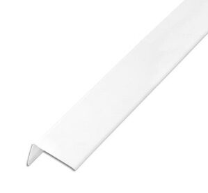 White Ridged Angle 30mm x 30mm