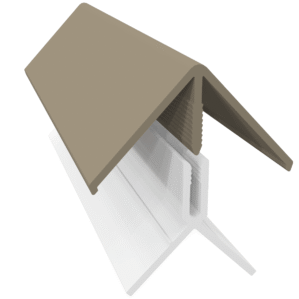 Argyl Brown Fortex 90° External 2 Part Corner Trim