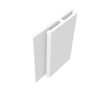 White Fortex Reveal Liner H Joint Trim