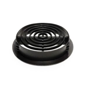 Black Round-Soffit Vent