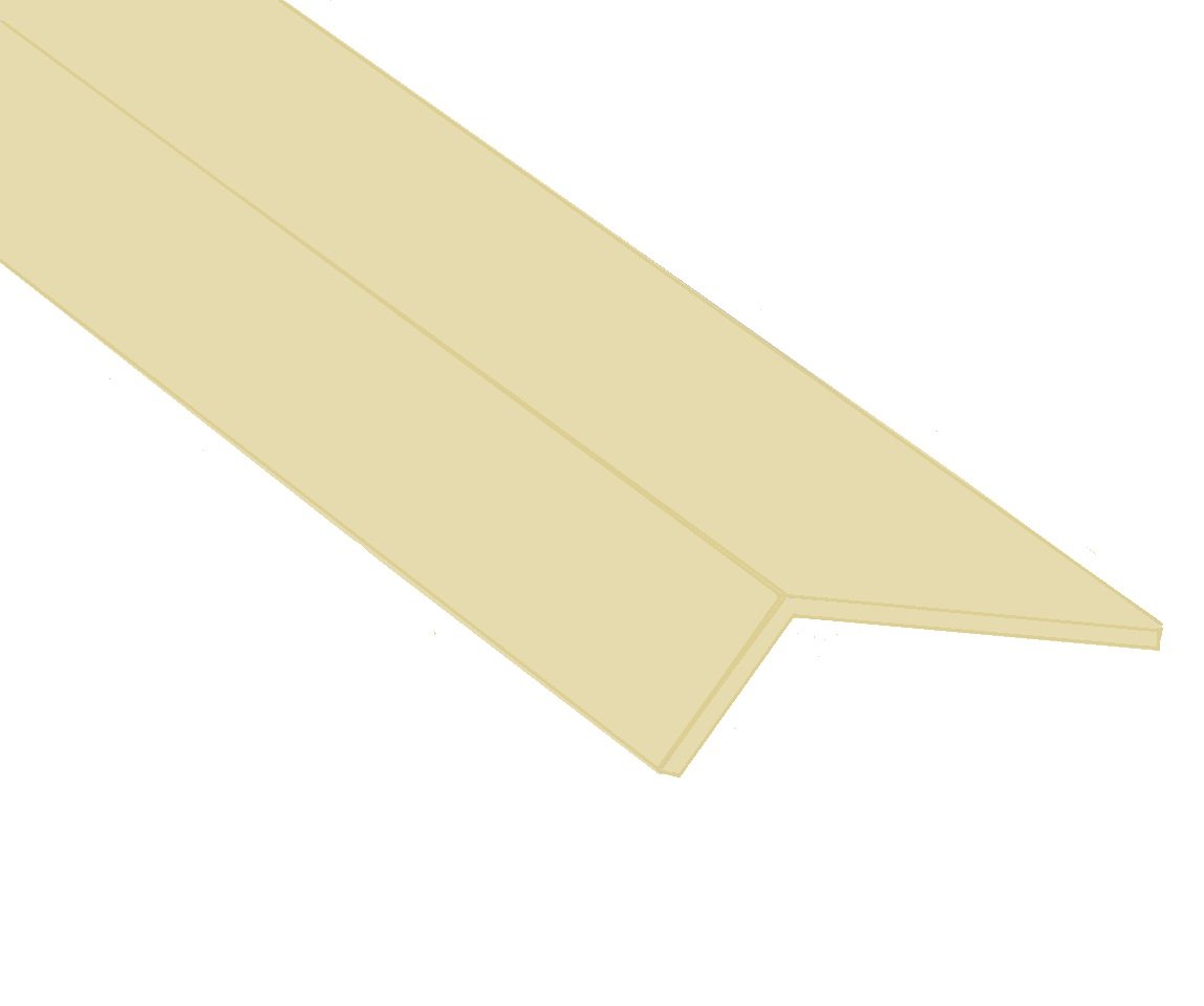 Camel Durasid Cladding Upvc Reveal Corner Trim 100 X 50mm X 3m
