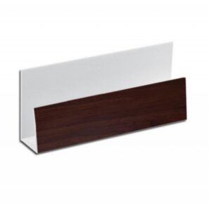 Rosewood Upvc Cladding-Universal Edge Trim x 3m