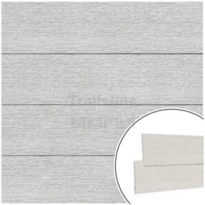 Durasid Silver Natural Textured Upvc Cladding 167mm x 5m