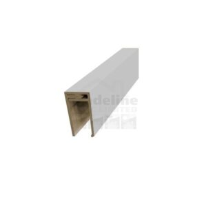 Light Grey Durasid Cladding 2 Part Edge Trim-3m