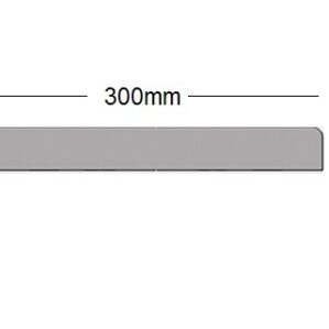 White Square Edge Fascia Board End Cap