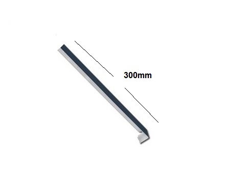 Storm Grey Square Edge Full Replacement Fascia Board 18mm Thickness Smooth Finish - Fascia Joint Single