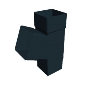 Anthracite Grey Squareline Downpipe 112° Branch