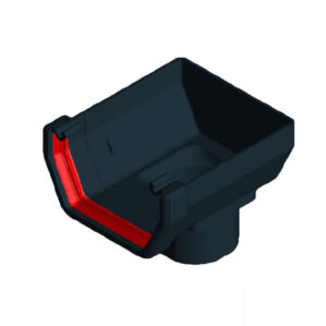 Anthracite Grey Squareline Stopend Outlet