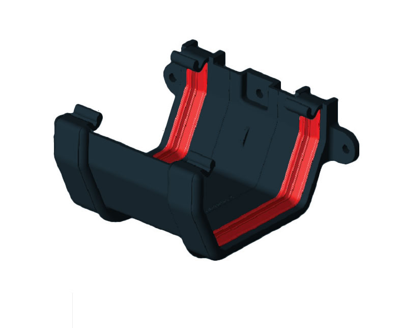 Anthracite Grey Squareline Union Bracket