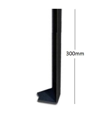 Black Ash Fascia Board 135° External Joint Subtle Grained - Image 2