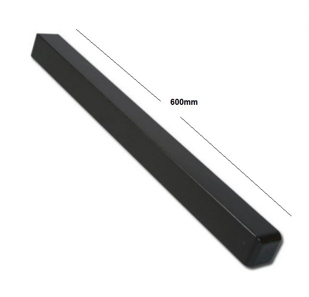 Black Fascia Board Double Corner-Smooth Gloss Finish - Image 2
