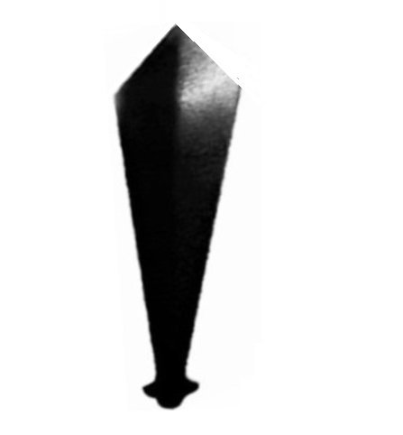 Black Fascia Board Finial-Smooth Gloss Finish