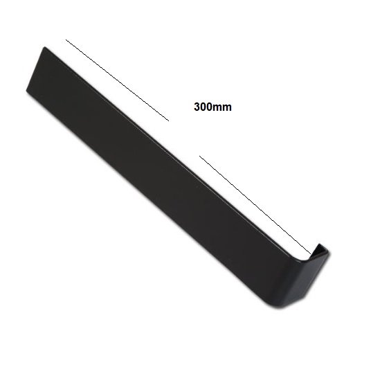Black Fascia Board Single Joint-Smooth Gloss Finish - Image 2