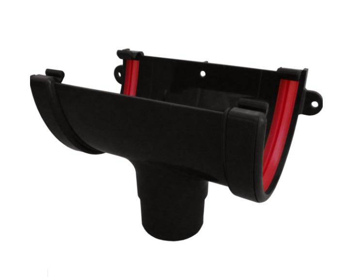 Anthracite Grey Deepflow Guttering Running Outlet
