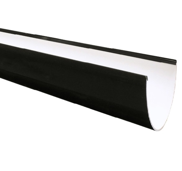 Black Deepflow Guttering 4mtr Length