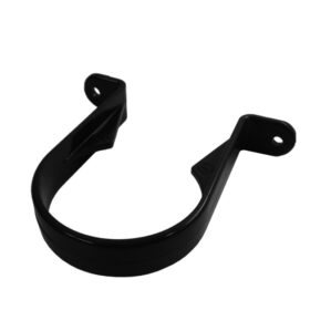 Black Round Downpipe Clip