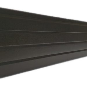 Black Ash Subtle Grained Upvc-Fencing Panel-1828mm x 300mm