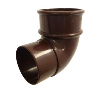 Downpipe Brown Round - Pipe Bend 92°