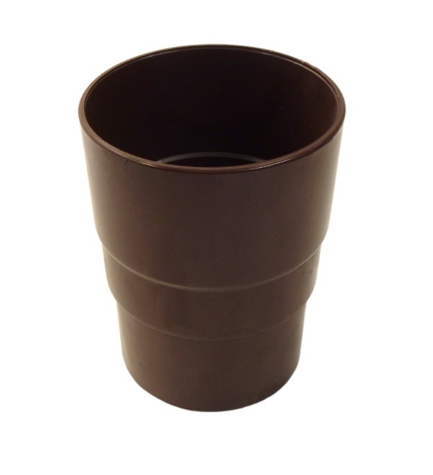 Downpipe Brown Round - Pipe Socket