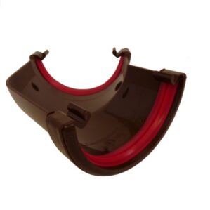 Brown Round Guttering - Gutter Angle 135°