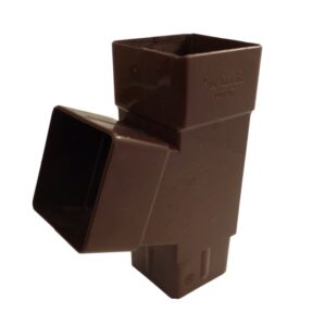 Downpipe Brown Squareline - 112° Branch