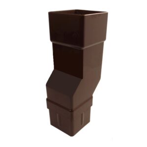 Downpipe Brown Squareline - Mini Offset