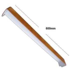 Golden Oak Fascia Board Double Corner Subtle Grained