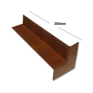 Golden Oak Fascia Board 90 Degree Internal Corner Joint Subtle Grained