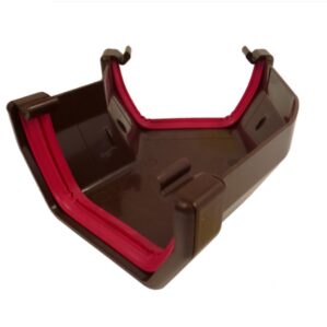 Brown Squareline Guttering - Gutter Angle 135°