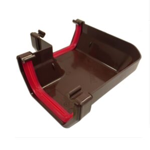Brown Squareline Guttering - Gutter Angle 90°