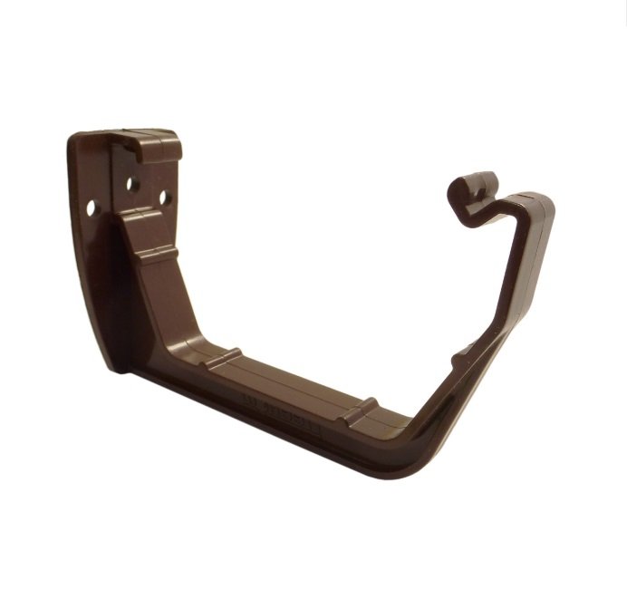 Brown Squareline Guttering - Fascia Bracket