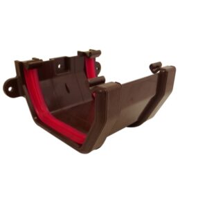 Brown Squareline Guttering - Union