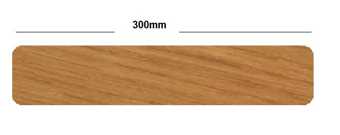 Irish Oak Cover Over Fascia Board - Fascia End Cap