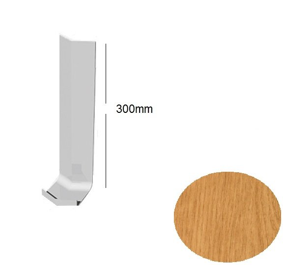 Irish Oak Cover Over Fascia Board - Internal Fascia Corner 135 Degrees