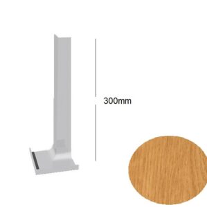 Irish Oak Cover Over Fascia Board - 90 Degree Internal Fascia Corner