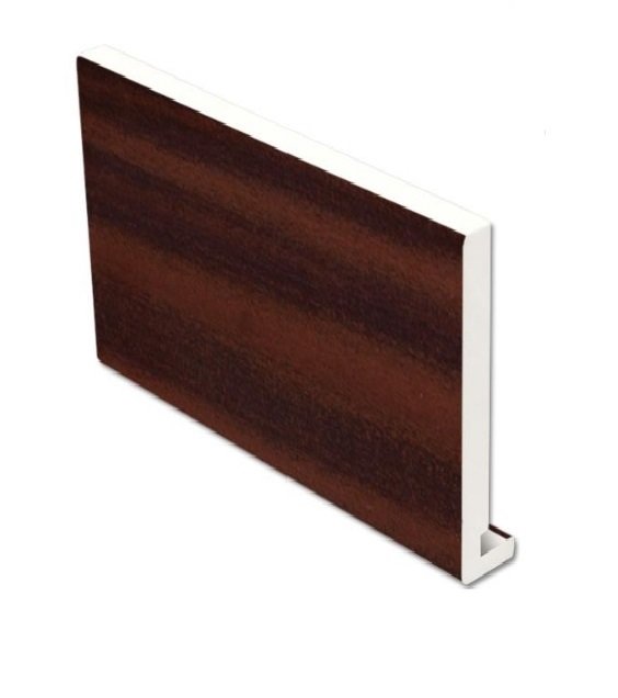 Mahogany Square Edge Full Replacement Fascia Board 18mm Thickness Subtle Grained - 175mm Fascia Board