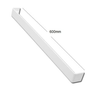 White Square Edge Fascia Board Joint Double Ended