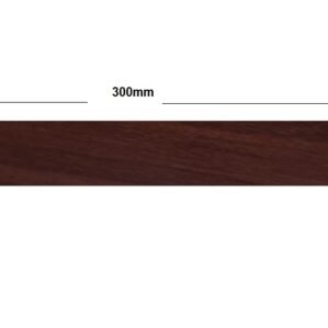 Rosewood Fascia Board End Cap Subtle Grained