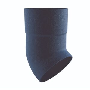 Black Round Cast Iron Effect Downpipe Shoe