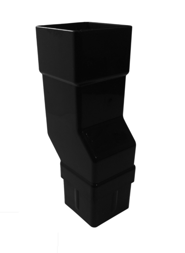 Black Squareline Downpipe - Mini Offset