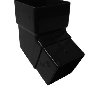 Black Squareline Downpipe 112° Offset Bend