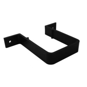 Black Squareline Downpipe Pipe Clip
