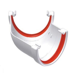 White Deepflow Guttering - Gutter Angle 135°