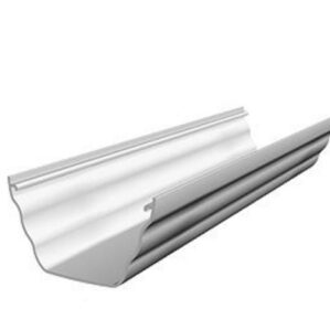 White Ogee Guttering - Gutter 4m