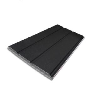 Black Ash Subtle Grained Finish-Hollow Soffit Board-300mm x 5m