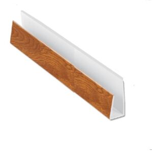 Golden Oak Subtle Grained Finish Soffit Board-Edge Trim-5m
