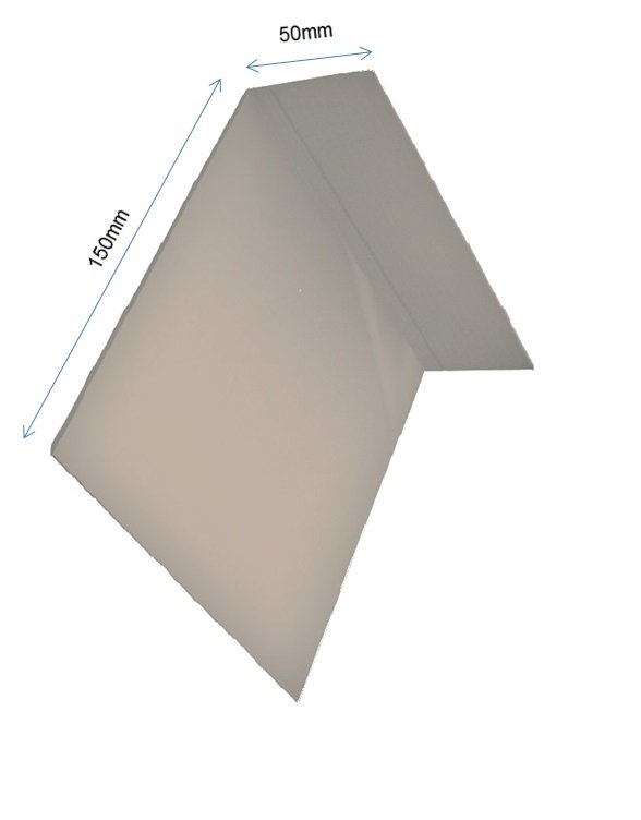 Durasid Olive Aluminium Reveal Corner Trim 50mm X 150mm-3m - Image 2