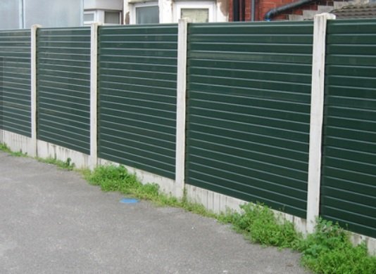 Green Vinyl Upvc-Fencing Panel-1825mm x 300mm - Image 3
